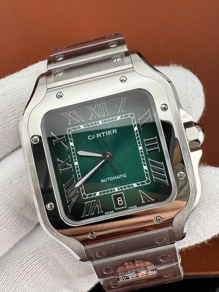 Мужские часы Cartier Suntos-Dumont мужской зеленый o5779396-1-2