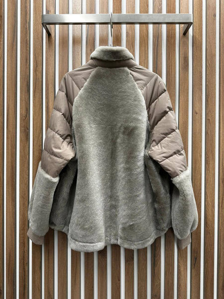 Пуховик Brunello Cucinelli женский графитовый 134069-4