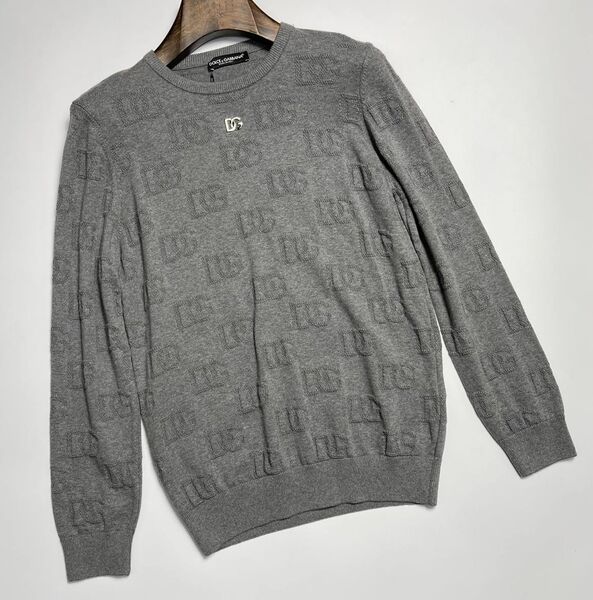 Мужской свитер Dolce&Gabbana мужской трикотаж графитовый 132546