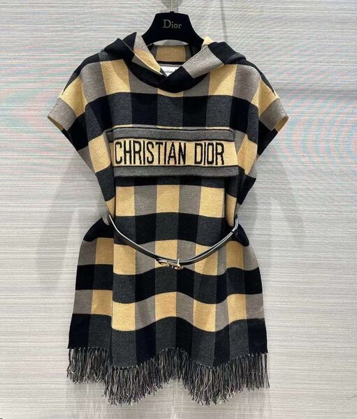 Пончо Christian Dior женский черный 124582