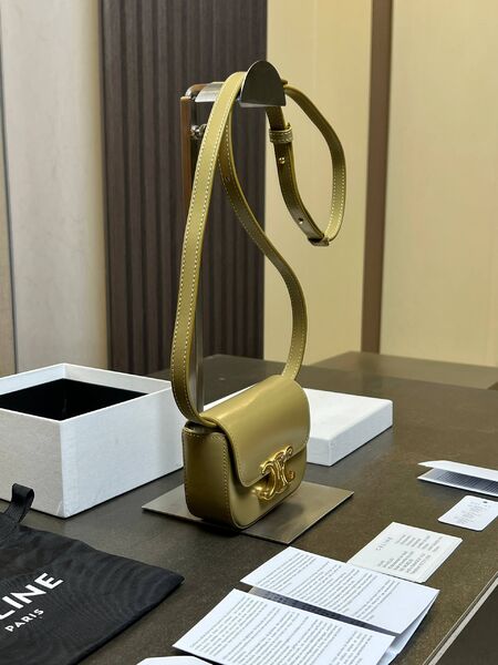 Сумка Celine женский кожа хаки e6931137-1-5
