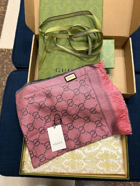 Женский шарф Gucci женский шерсть розовый r6340420-1