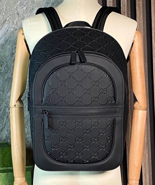 Мужской рюкзак Gucci мужской кожа черный 141873