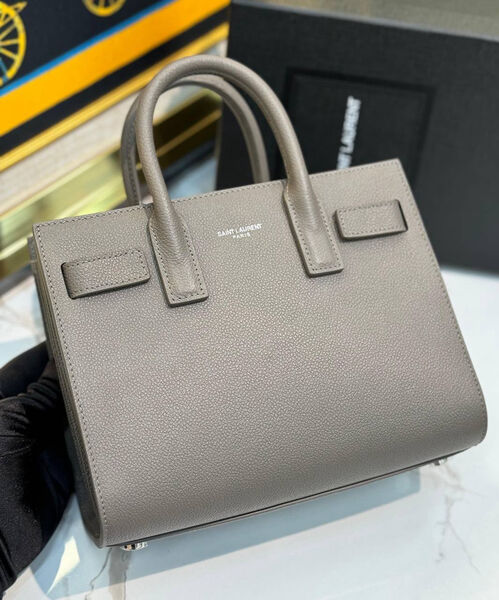 Сумка Saint Laurent Sac De Jour женский кожа бежевый 142011-8