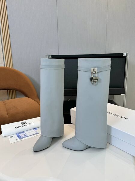 Женские сапоги-слипоны Givenchy женский кожа голубой k0267673-1-2