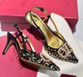Туфли Valentino женский кожа epi черный 135847