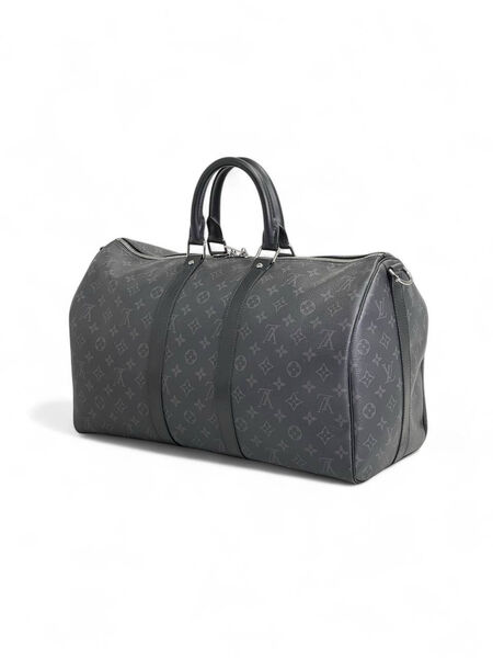 Дорожная сумка Louis Vuitton мужской кожа черный 149943
