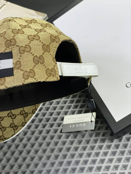 Кепка Gucci женский бежевый 94047-2