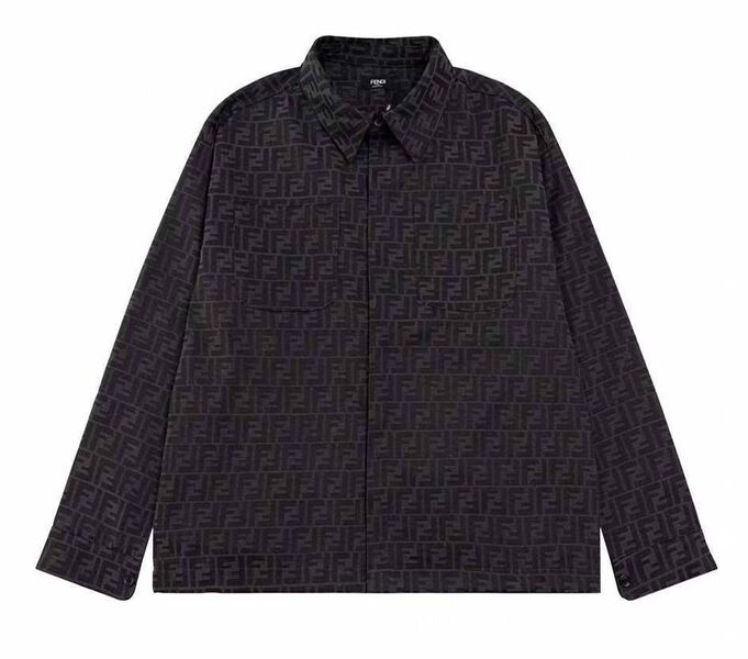 Мужская рубашка Fendi мужской черный 173331