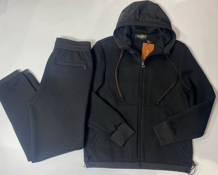 Мужской костюм Loro Piana мужской черный 130799-2