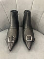 Ботильоны Maison Margiela женский кожа черный 129458-3