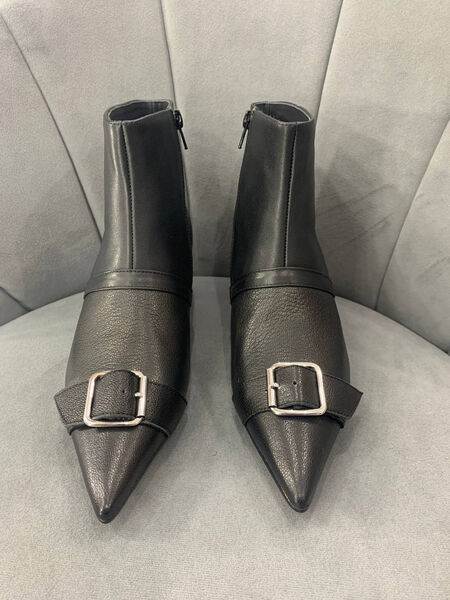 Ботильоны Maison Margiela женский кожа черный 129458-3