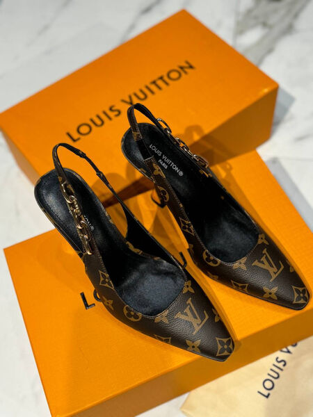 Туфли Louis Vuitton женский канва 138253-2