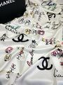 Платок Chanel женский шелк белый 181652