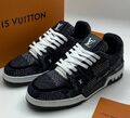 Мужские кроссовки Louis Vuitton мужской текстиль графитовый 171160-1
