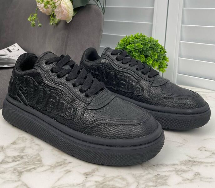 Кеды Alexander Wang женский кожа черный 138568