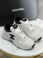 Кроссовки Chanel женский замша белый 180658-2