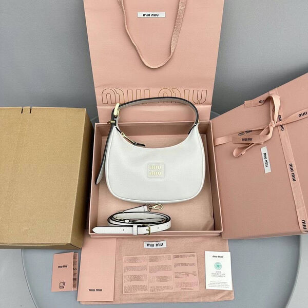 Сумка Miu Miu женский кожа белый 126474-2