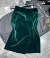 Юбка Saint Laurent женский болотный 199039-1