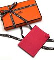 Обложка на паспорт Hermès женский кожа бордовый 55334-2