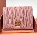 Портмоне Miu Miu женский кожа epi светло-розовый 137746