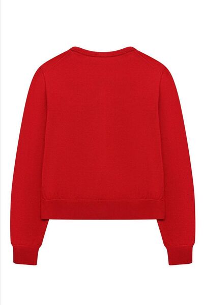 Детский кардиган Dolce & Gabbana бордовый 177473-4