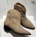 Ботильоны Isabel Marant женский замша мятный 124374