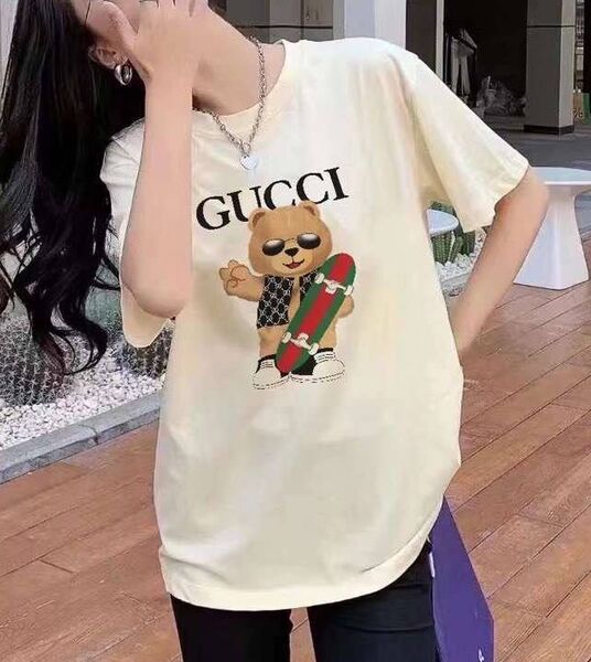Футболка Gucci женский белый 138521
