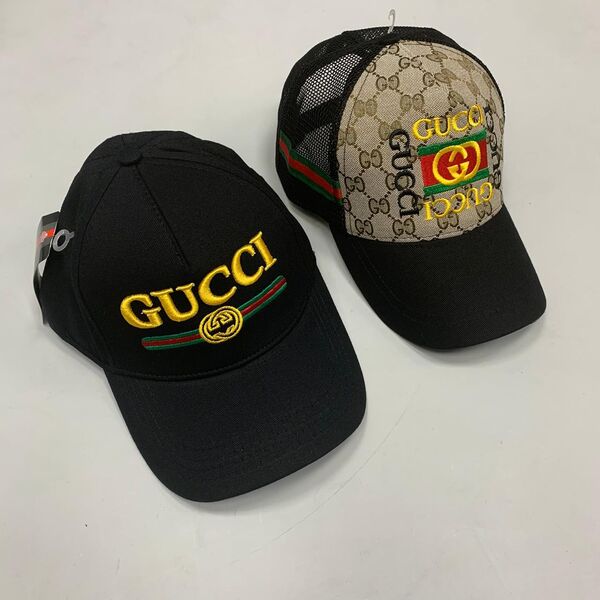 Детская кепка Gucci ткань черный 16585