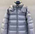 Мужской пуховик Moncler мужской графитовый 200599-2
