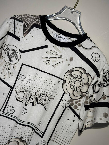 Футболка Chanel женский графитовый 189941-2