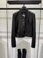 Куртка Chanel женский кожа черный 199015-3