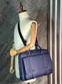 Мужской портфель Hermès мужской кожа синий 164056-5