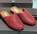 Мюли Alaïa женский кожа epi бордовый 154268