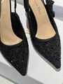 Туфли Christian Dior женский стразы черный 114978-5