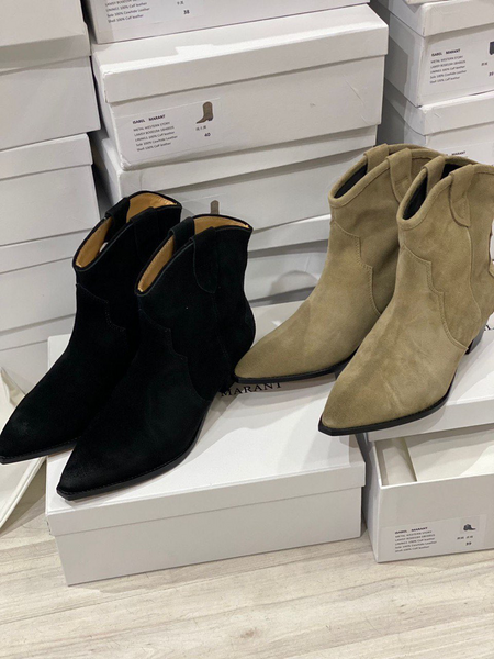 Ботильоны Isabel Marant женский замша болотный 13241-4