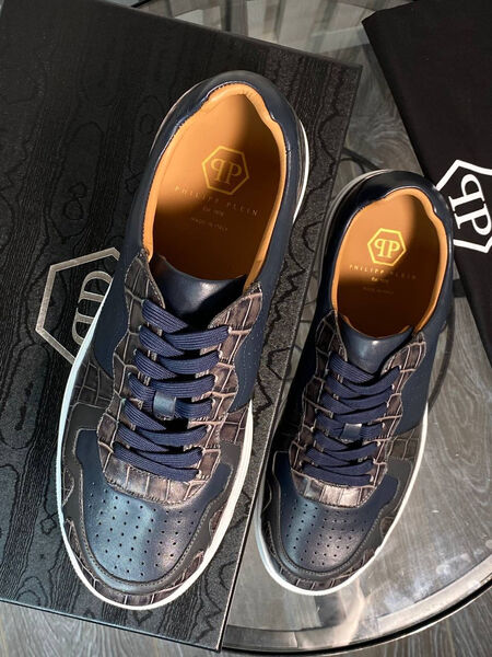 Мужские кеды Philipp Plein мужской кожа 144354-6
