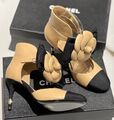 Туфли Chanel женский кожа бежевый 139256-1
