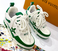 Кроссовки Louis Vuitton женский кожа белый 35721-1