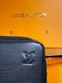 Мужской портфель Louis Vuitton мужской кожа черный 146303-4