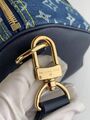 Дорожная сумка Louis Vuitton мужской кожа синий 19235-3