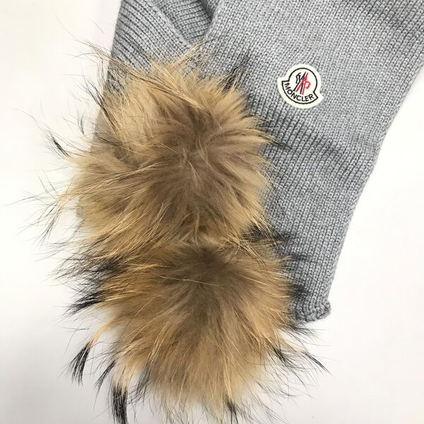 Комплект Moncler натуральный мех графитовый 26759-2