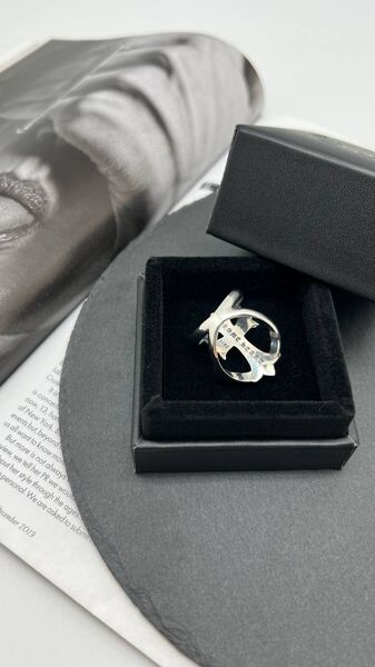 Кольцо Chrome Hearts графитовый 175992-3