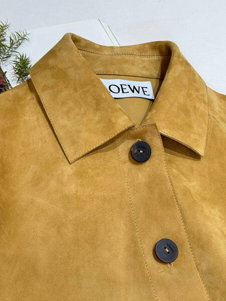 Куртка Loewe женский замша горчичный 162074-2