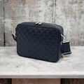 Мужская сумка мессенджер Louis Vuitton мужской кожа черный 120427-2