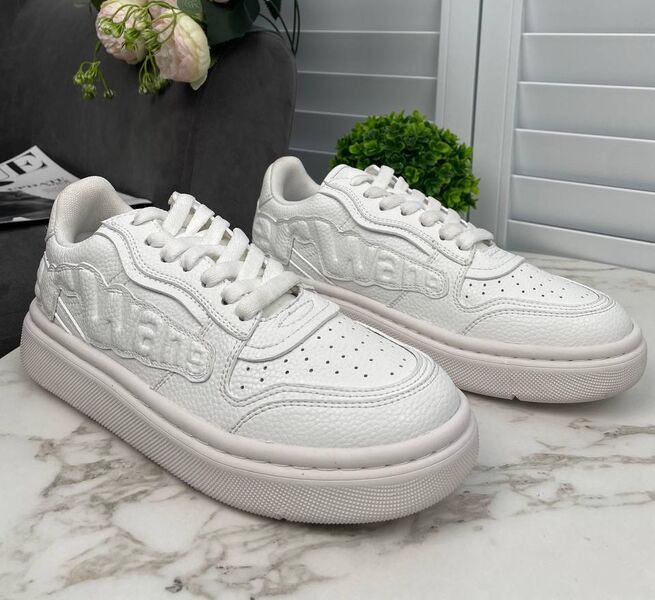 Кеды Alexander Wang женский кожа белый 138562