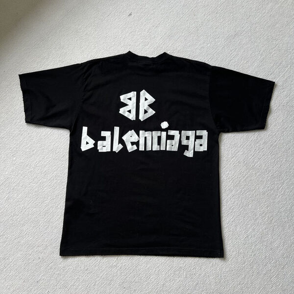 Мужская футболка Balenciaga мужской черный 158019-4
