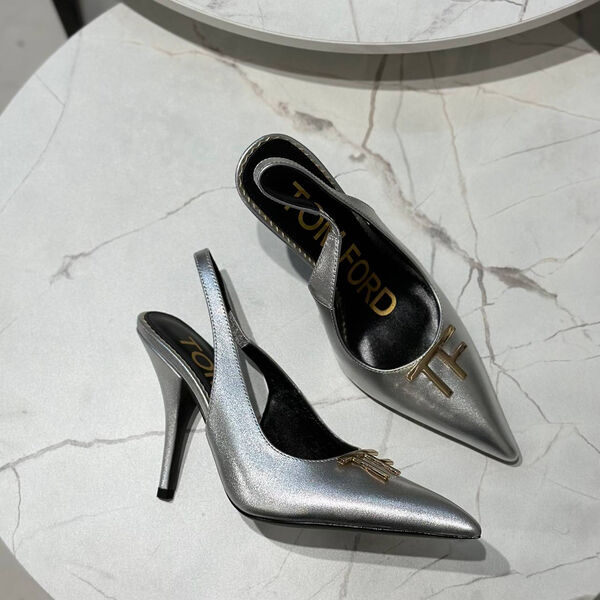 Туфли Tom Ford женский кожа графитовый 139518-2