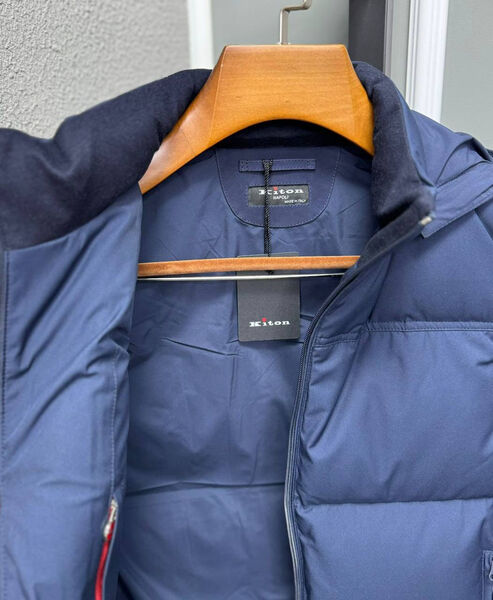Мужской жилет Kiton мужской синий 165443-5