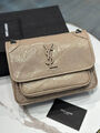 Сумка Saint Laurent Niki Small женский кожа бежевый 160381-3